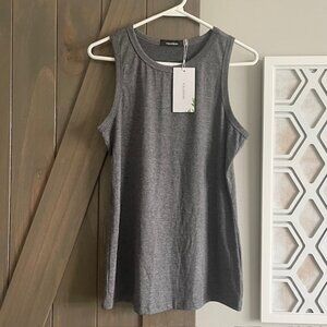 Vacziom Womens Crewneck Tank Top - Dark Gray - Size M - NWT